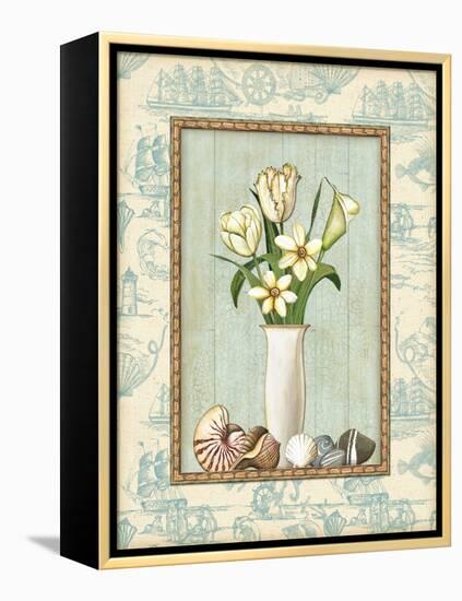 Beach Memories II-Charlene Audrey-Framed Stretched Canvas