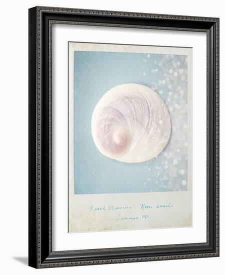 Beach Memories Moon Snail-Susannah Tucker-Framed Art Print