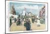 Beach Midway, Chicago World Fair-null-Mounted Art Print