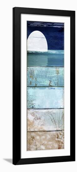 Beach Moonrise I-Color Bakery-Framed Giclee Print