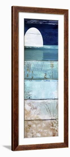 Beach Moonrise I-Color Bakery-Framed Giclee Print