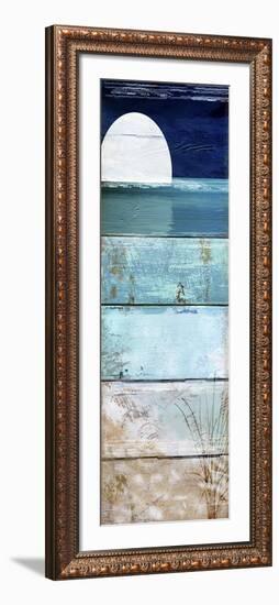 Beach Moonrise I-Color Bakery-Framed Giclee Print