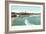 Beach, Narragansett Pier, Rhode Island-null-Framed Art Print
