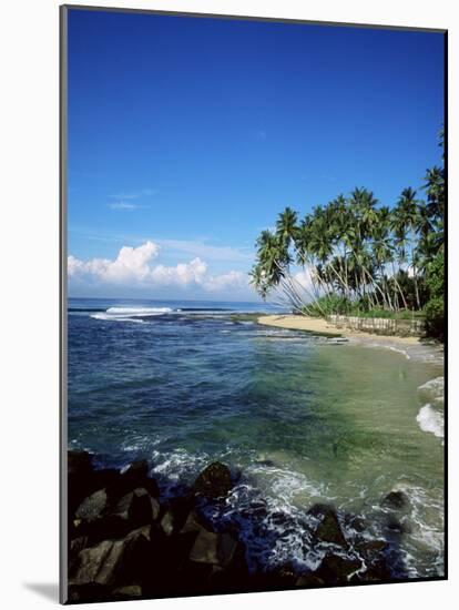 Beach Near Galle, Sri Lanka, Indian Ocean-Yadid Levy-Mounted Photographic Print