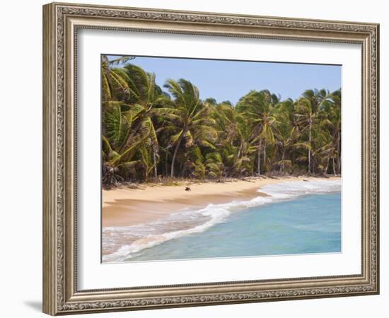 Beach Near Garret Point, Little Corn Island, Corn Islands, Nicaragua, Central America-Jane Sweeney-Framed Photographic Print