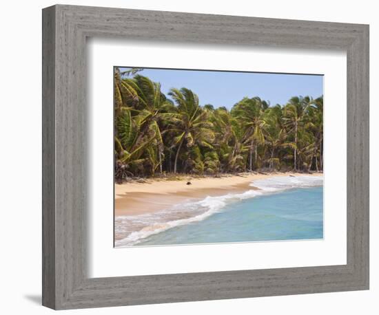 Beach Near Garret Point, Little Corn Island, Corn Islands, Nicaragua, Central America-Jane Sweeney-Framed Photographic Print