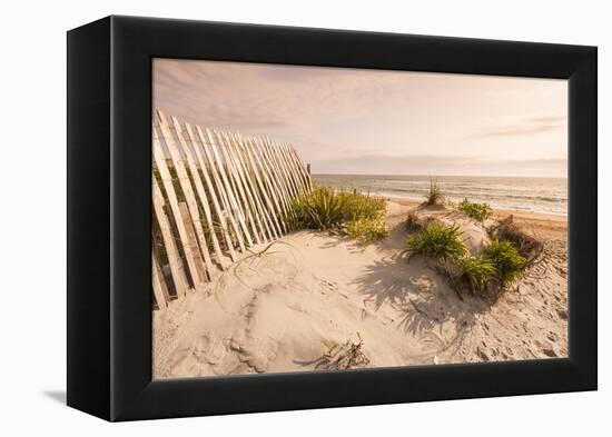 Beach Near Kitty Hawk, Outer Banks, North Carolina, United States of America, North America-Michael DeFreitas-Framed Premier Image Canvas