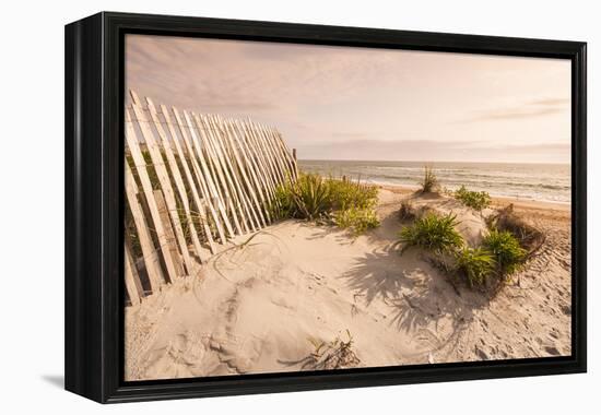 Beach Near Kitty Hawk, Outer Banks, North Carolina, United States of America, North America-Michael DeFreitas-Framed Premier Image Canvas