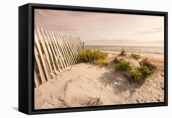 Beach Near Kitty Hawk, Outer Banks, North Carolina, United States of America, North America-Michael DeFreitas-Framed Premier Image Canvas