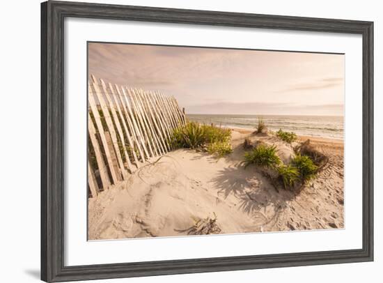 Beach Near Kitty Hawk, Outer Banks, North Carolina, United States of America, North America-Michael DeFreitas-Framed Premium Photographic Print