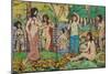 Beach No. 3, c.1913-Maurice Brazil Prendergast-Mounted Giclee Print