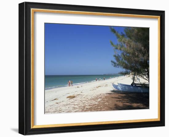 Beach North of Longboat Key, Anna Maria Island, Gulf Coast, Florida, USA-Fraser Hall-Framed Photographic Print