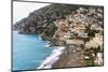 Beach of a Hillside Town, Positano, Italy-George Oze-Mounted Photographic Print