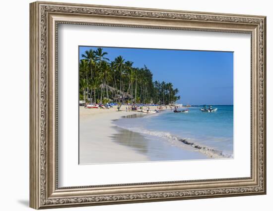 Beach of Bavaro, Punta Cana, Dominican Republic, West Indies, Caribbean, Central America-Michael-Framed Photographic Print