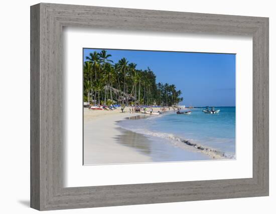 Beach of Bavaro, Punta Cana, Dominican Republic, West Indies, Caribbean, Central America-Michael-Framed Photographic Print