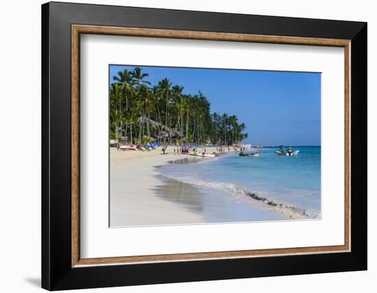 Beach of Bavaro, Punta Cana, Dominican Republic, West Indies, Caribbean, Central America-Michael-Framed Photographic Print