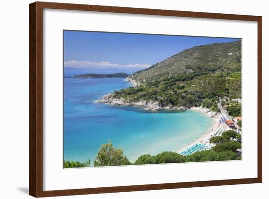 Beach of Cavoli, Island of Elba, Livorno Province, Tuscany, Italy-Markus Lange-Framed Photographic Print