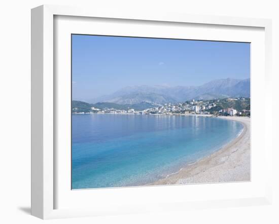 Beach of Himara, Albania, Europe-Michael Runkel-Framed Photographic Print