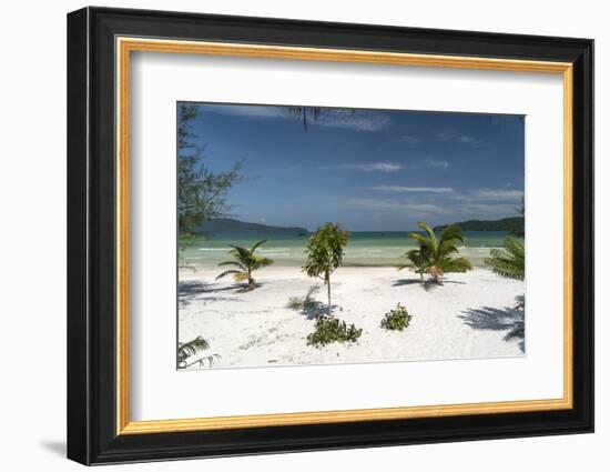 Beach of Koh Rong Samloem island, Cambodia, Indochina, Southeast Asia, Asia-Peter Schickert-Framed Photographic Print