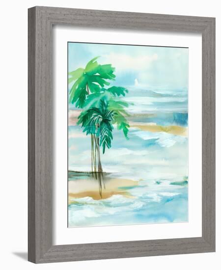 Beach of Paradise II-null-Framed Art Print