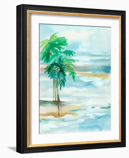 Beach of Paradise II-null-Framed Art Print