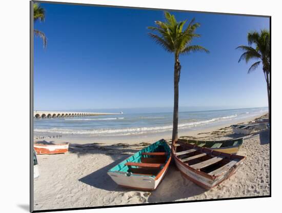 Beach of Progreso, Yucatan, Mexico-Julie Eggers-Mounted Photographic Print