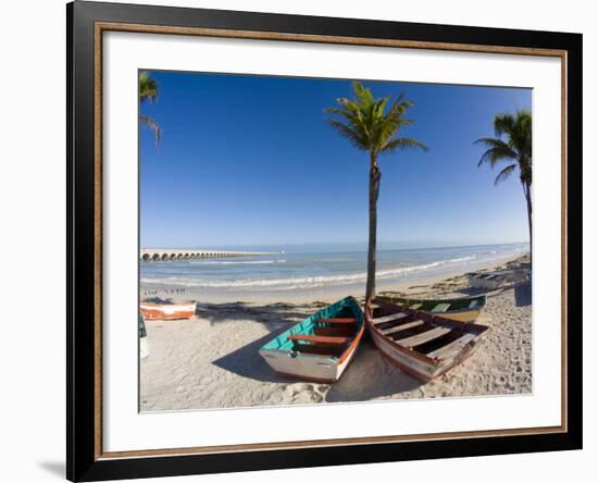 Beach of Progreso, Yucatan, Mexico-Julie Eggers-Framed Photographic Print