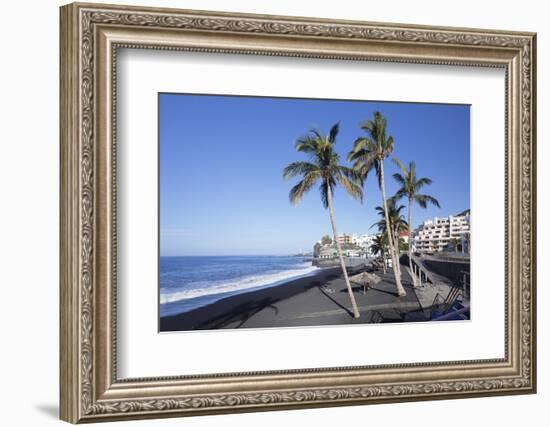 Beach of Puerto Naos, La Palma, Canary Islands, Spain, Atlantic, Europe-Markus Lange-Framed Photographic Print