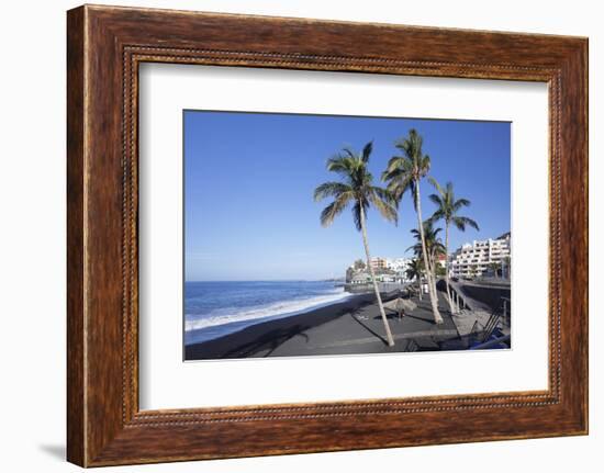 Beach of Puerto Naos, La Palma, Canary Islands, Spain, Atlantic, Europe-Markus Lange-Framed Photographic Print