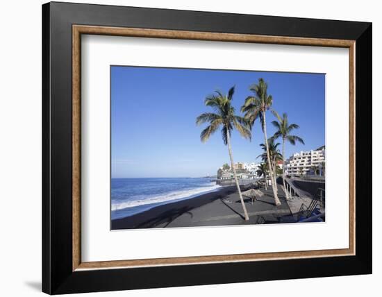 Beach of Puerto Naos, La Palma, Canary Islands, Spain, Atlantic, Europe-Markus Lange-Framed Photographic Print