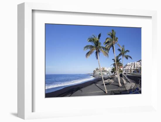 Beach of Puerto Naos, La Palma, Canary Islands, Spain, Atlantic, Europe-Markus Lange-Framed Photographic Print