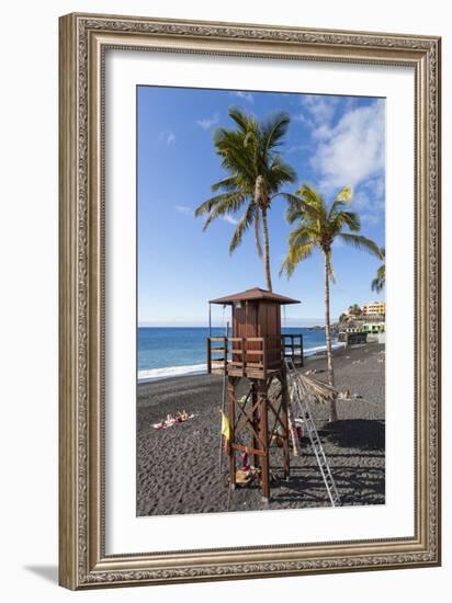 Beach of Puerto Naos, La Palma, Canary Islands, Spain, Europe-Gerhard Wild-Framed Photographic Print