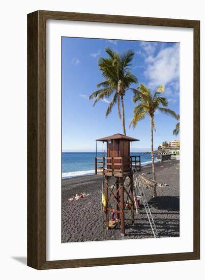 Beach of Puerto Naos, La Palma, Canary Islands, Spain, Europe-Gerhard Wild-Framed Photographic Print