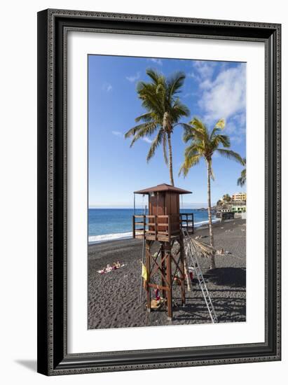 Beach of Puerto Naos, La Palma, Canary Islands, Spain, Europe-Gerhard Wild-Framed Photographic Print