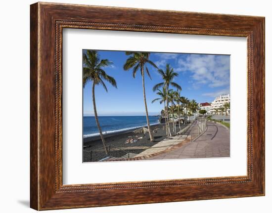 Beach of Puerto Naos, La Palma, Canary Islands, Spain, Europe-Gerhard Wild-Framed Photographic Print