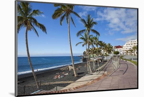 Beach of Puerto Naos, La Palma, Canary Islands, Spain, Europe-Gerhard Wild-Mounted Photographic Print