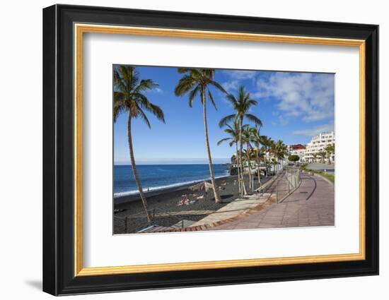 Beach of Puerto Naos, La Palma, Canary Islands, Spain, Europe-Gerhard Wild-Framed Photographic Print