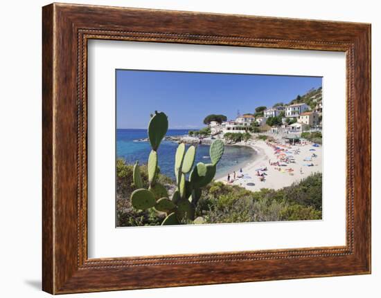 Beach of Seccheto, Island of Elba, Livorno Province, Tuscany, Italy-Markus Lange-Framed Photographic Print