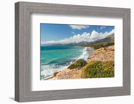 Beach of Triopetra, Akoumia, Rethymno, Crete, Greek Islands, Greece, Europe-Markus Lange-Framed Photographic Print