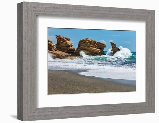 Beach of Triopetra, Akoumia, Rethymno, Crete, Greek Islands, Greece, Europe-Markus Lange-Framed Photographic Print