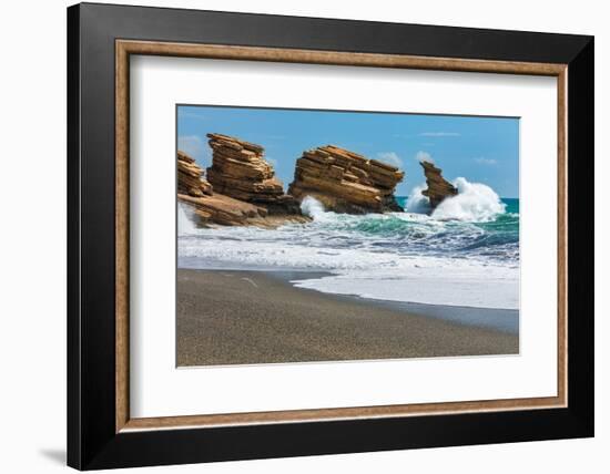 Beach of Triopetra, Akoumia, Rethymno, Crete, Greek Islands, Greece, Europe-Markus Lange-Framed Photographic Print