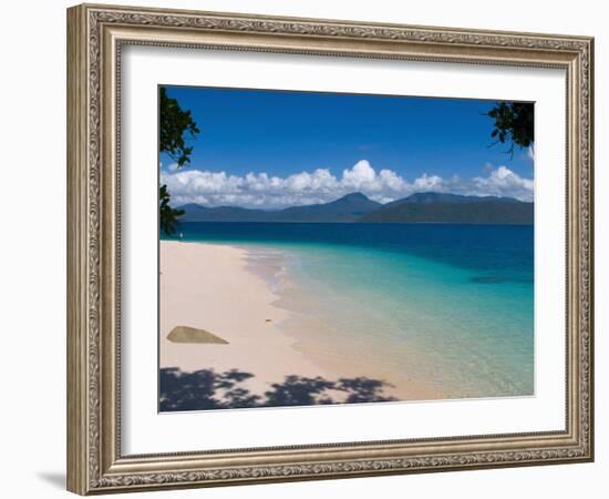 Beach on Fitzroy Island, Queensland, Australia-Michele Falzone-Framed Photographic Print