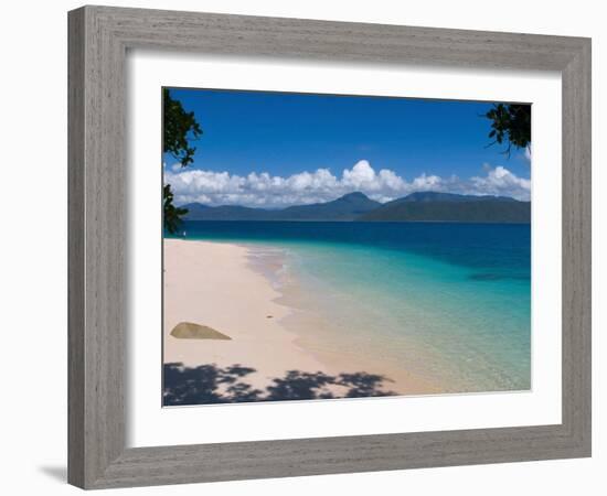 Beach on Fitzroy Island, Queensland, Australia-Michele Falzone-Framed Photographic Print