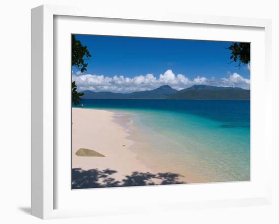 Beach on Fitzroy Island, Queensland, Australia-Michele Falzone-Framed Photographic Print