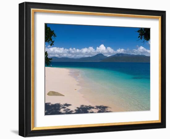 Beach on Fitzroy Island, Queensland, Australia-Michele Falzone-Framed Photographic Print