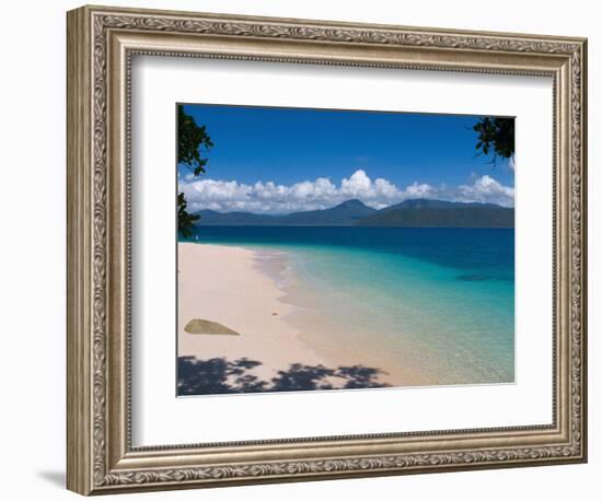 Beach on Fitzroy Island, Queensland, Australia-Michele Falzone-Framed Photographic Print