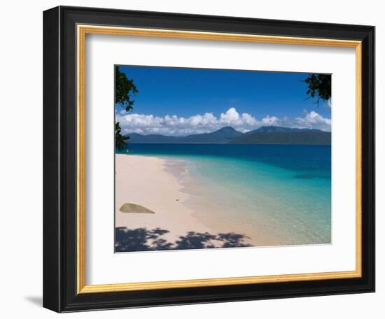 Beach on Fitzroy Island, Queensland, Australia-Michele Falzone-Framed Photographic Print