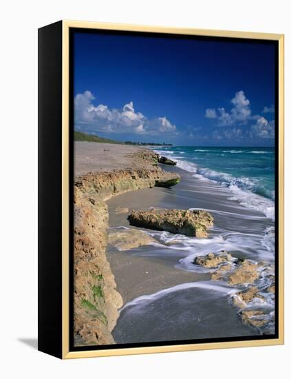 Beach on Jupiter Island-James Randklev-Framed Premier Image Canvas