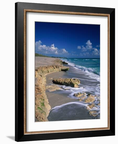 Beach on Jupiter Island-James Randklev-Framed Photographic Print