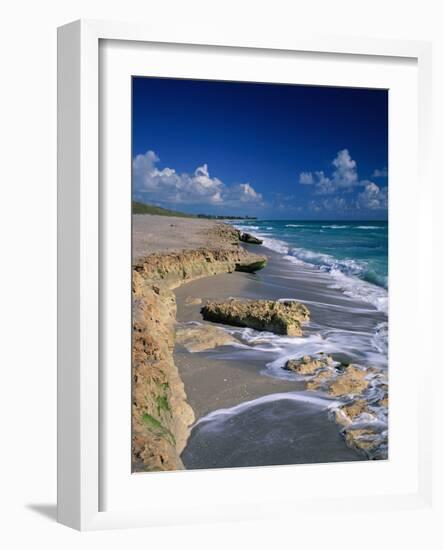 Beach on Jupiter Island-James Randklev-Framed Photographic Print